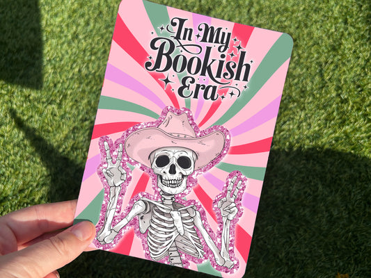 Bookish Era Funky Skeleton Kindle Insert