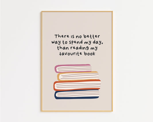 Favourite Book Quote Print