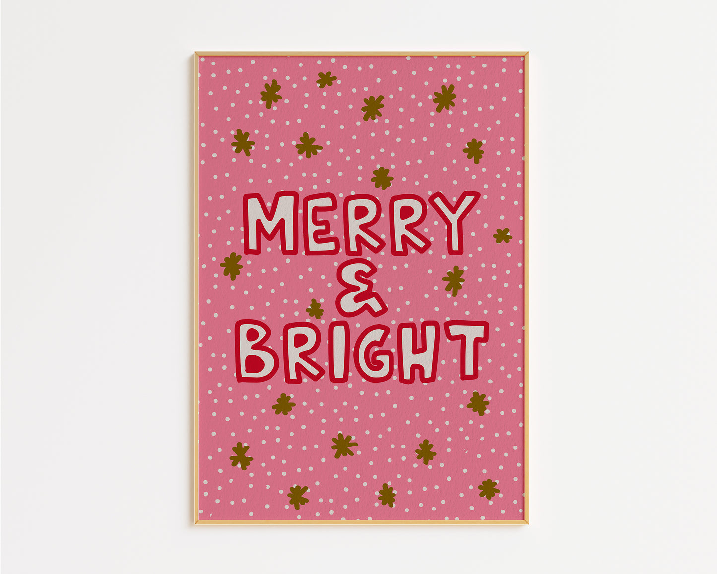 Merry and Bright Print