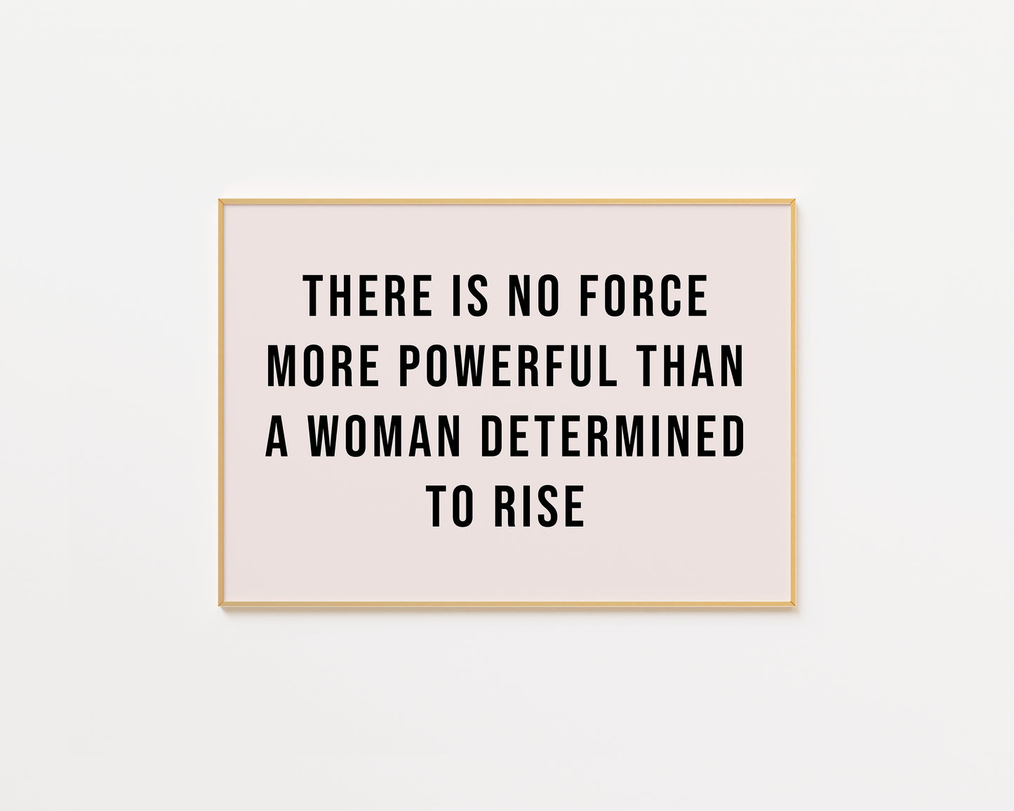 Powerful Woman Determined To Rise Print
