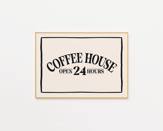 Coffee House Print