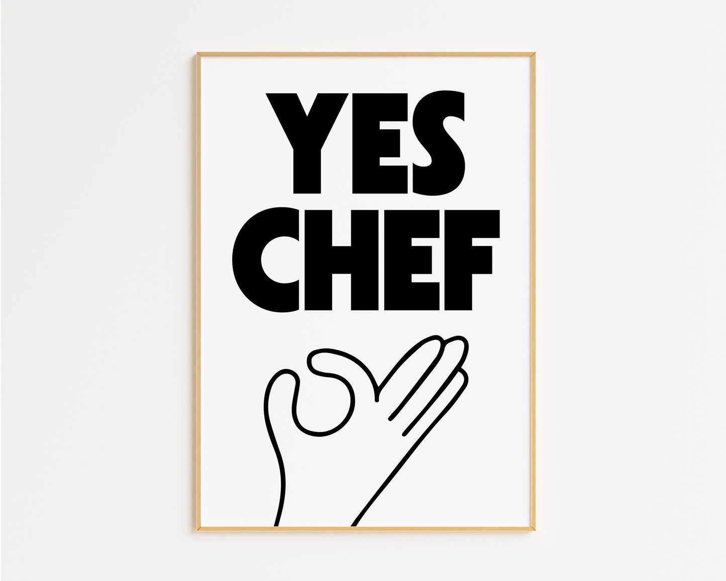 Yes Chef Print