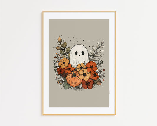 Cosy Ghost Print