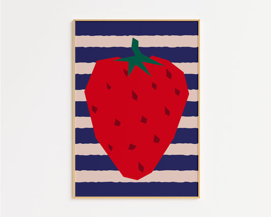 Bold Strawberry Print