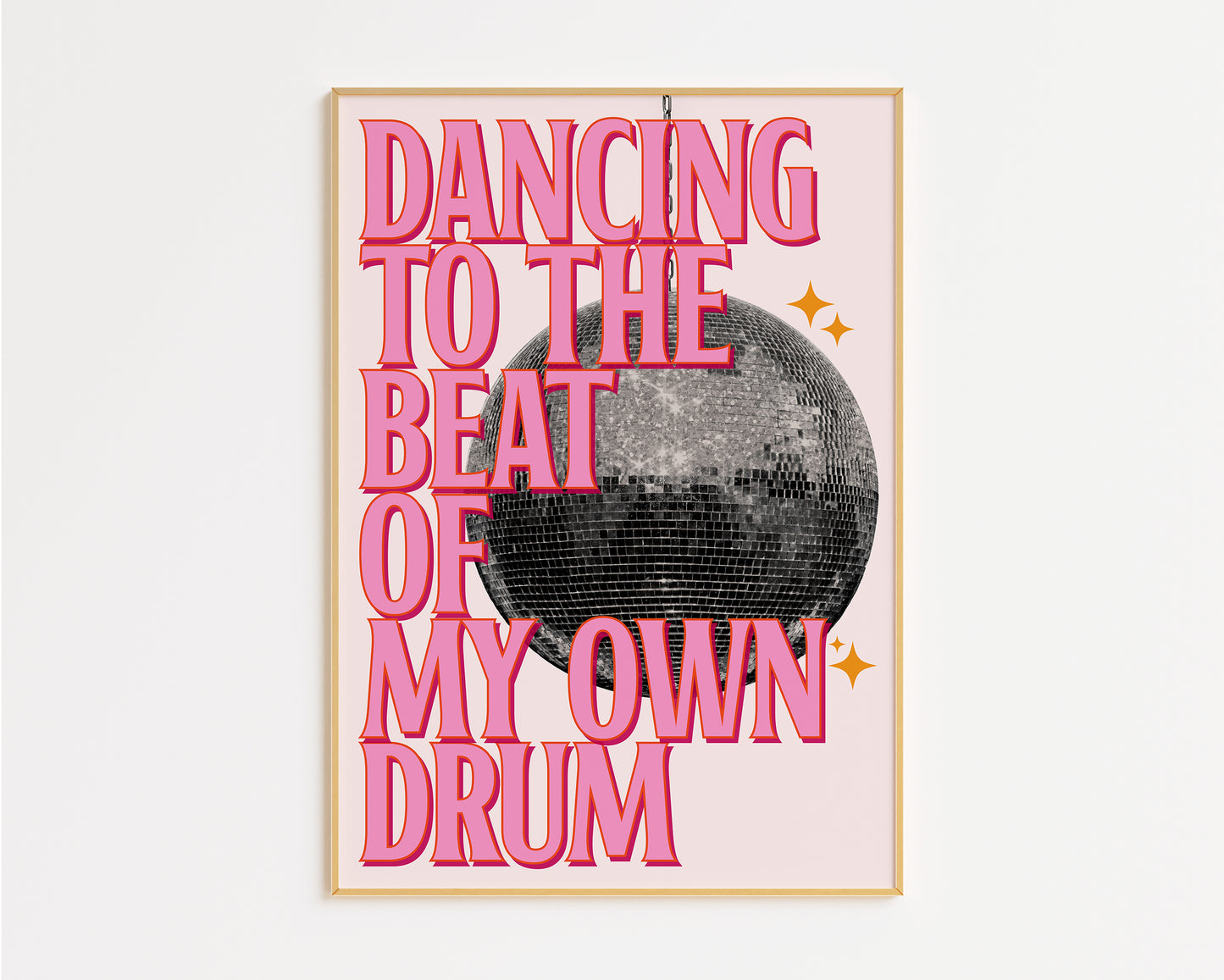 Dancing To The Best Of My Own Drum Print