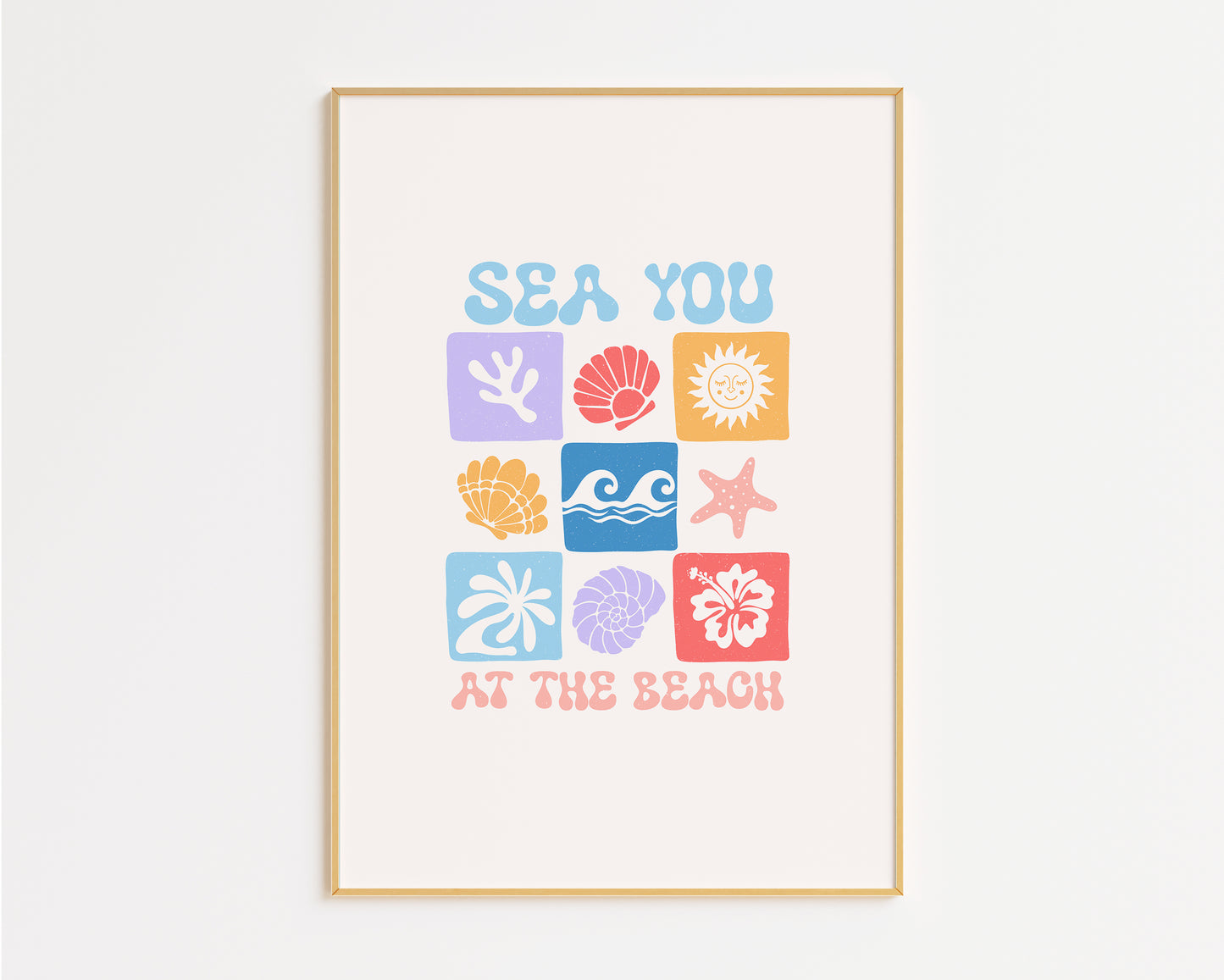 Sea You At The Beach Print