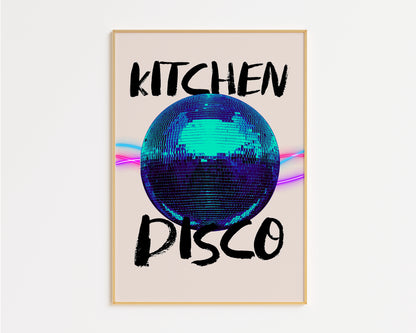 Kitchen Disco Ball Print