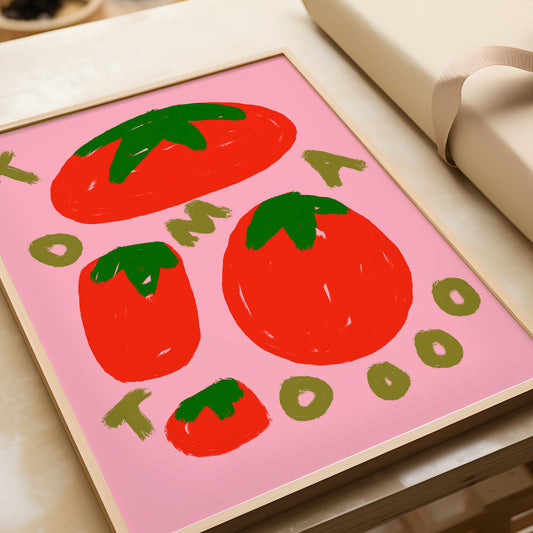 Tomato Painting Kitchen Print