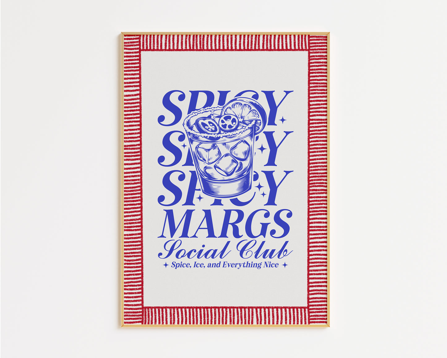 Spicy Margs Cocktail Print