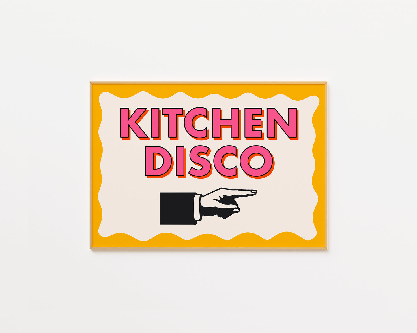 Kitchen Disco Print (Right)