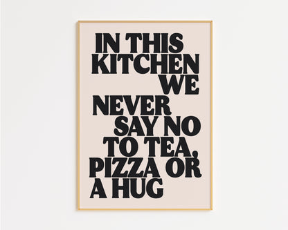 Tea - In This Kitchen Print