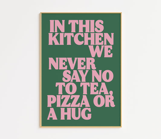 Tea - In This Kitchen Print