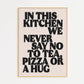 Personalised In This Kitchen Print