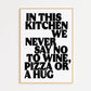 Wine - In This Kitchen Print