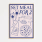 Set Meal For 2 Dinner Kitchen Print