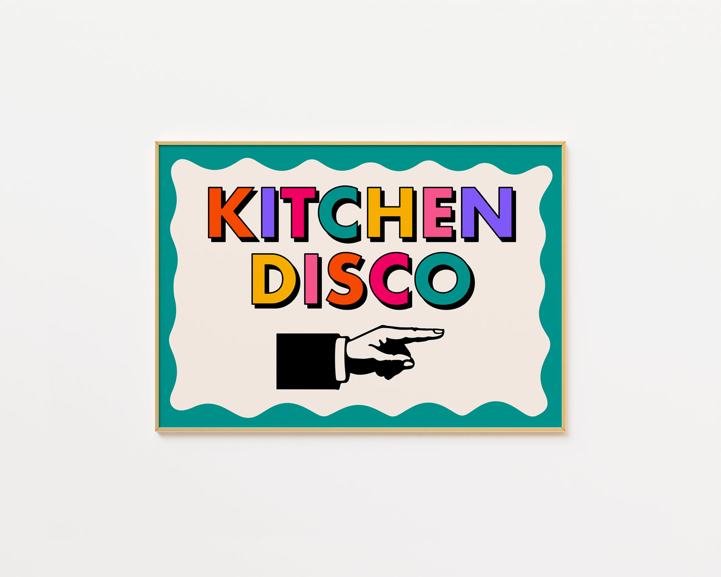 Kitchen Disco Print (Right)