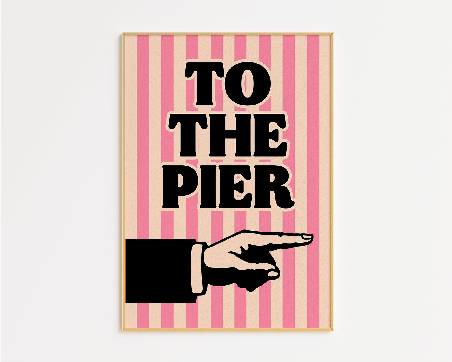To The Pier (right) Print