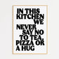 Personalised In This Kitchen Print