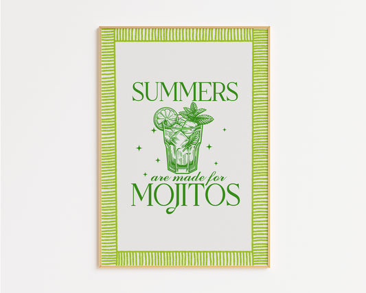 Mojitos Cocktail Print