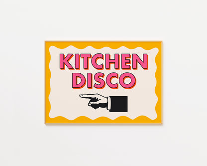 Kitchen Disco Print (Left)