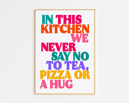 Tea - In This Kitchen Print