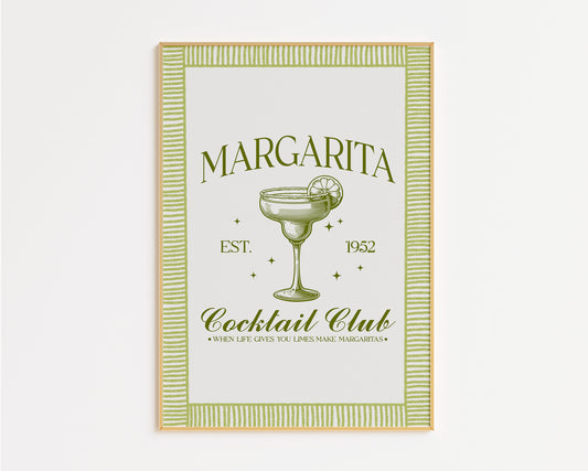 Margarita Cocktail Print