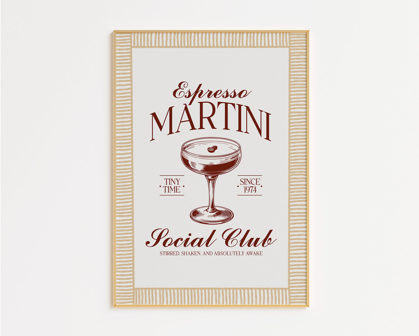 Espresso Martini Cocktail Print