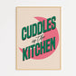 Cuddles In The Kitchen Print