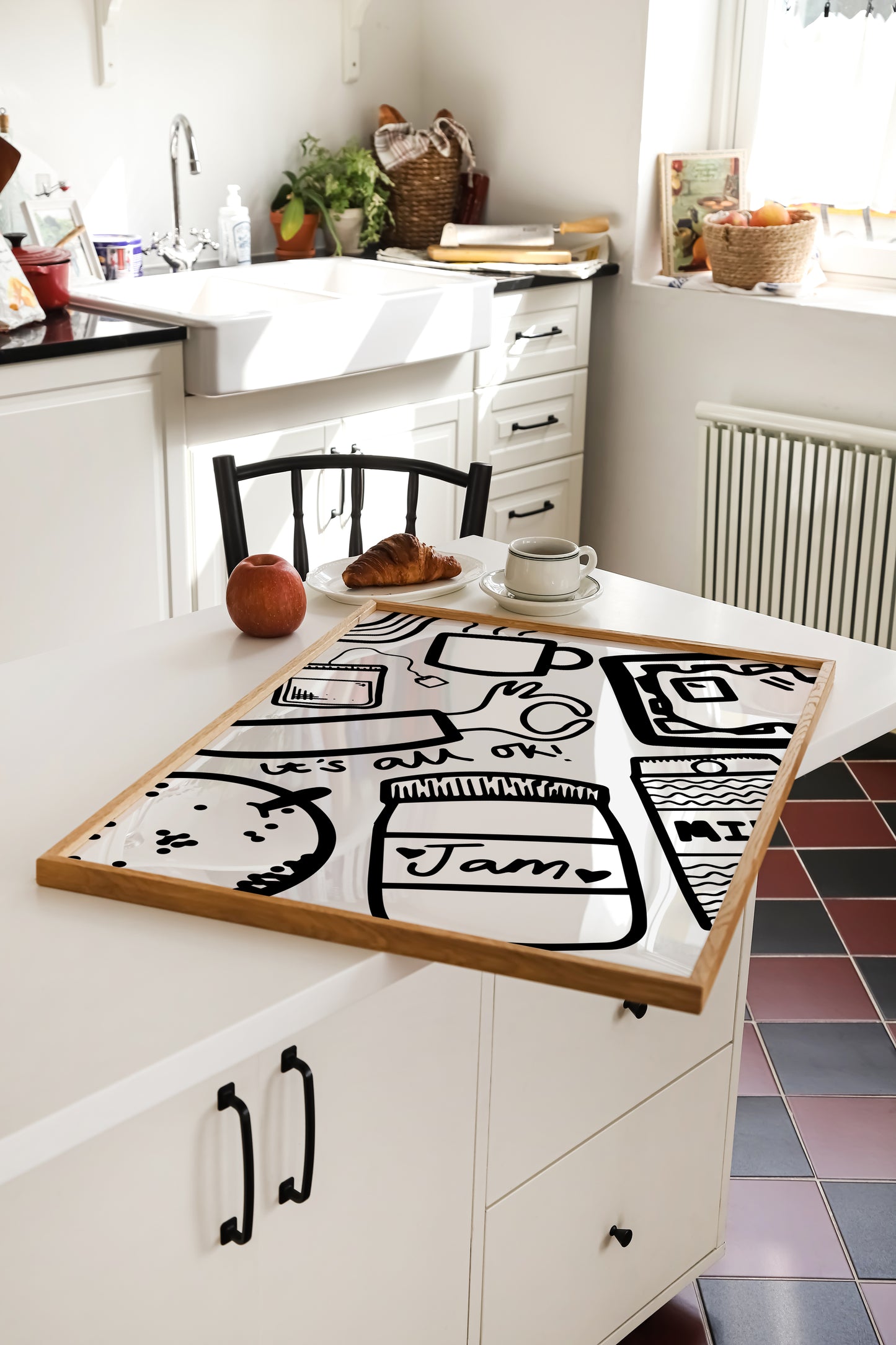 Hand Drawn Breakfast Doodle Kitchen Print