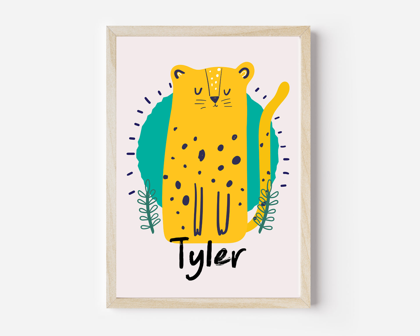 Personalised Name Print - Cheetah