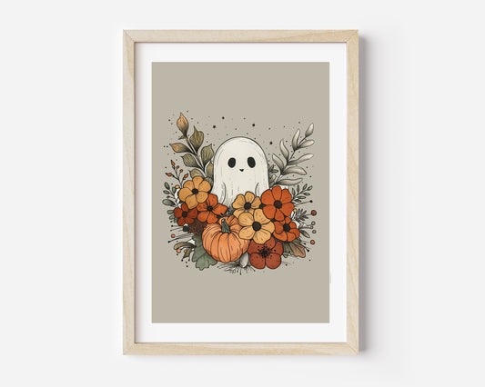 Cosy Ghost Print