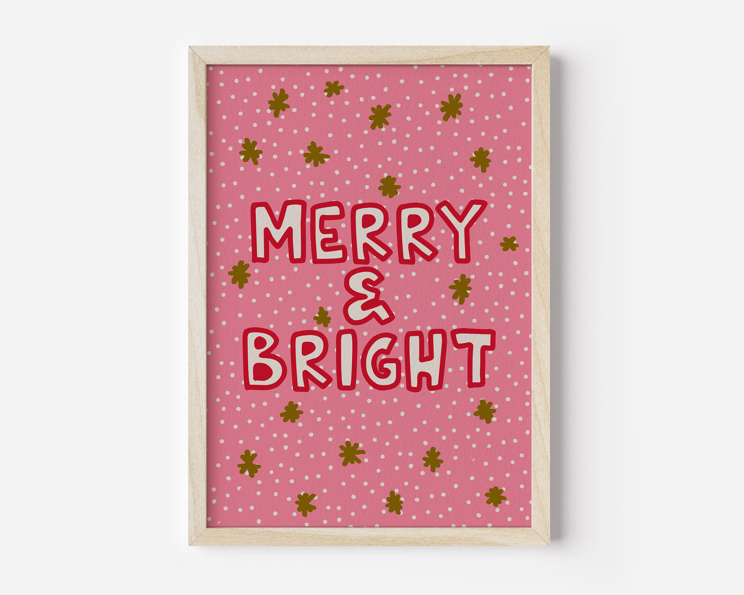 Merry and Bright Print