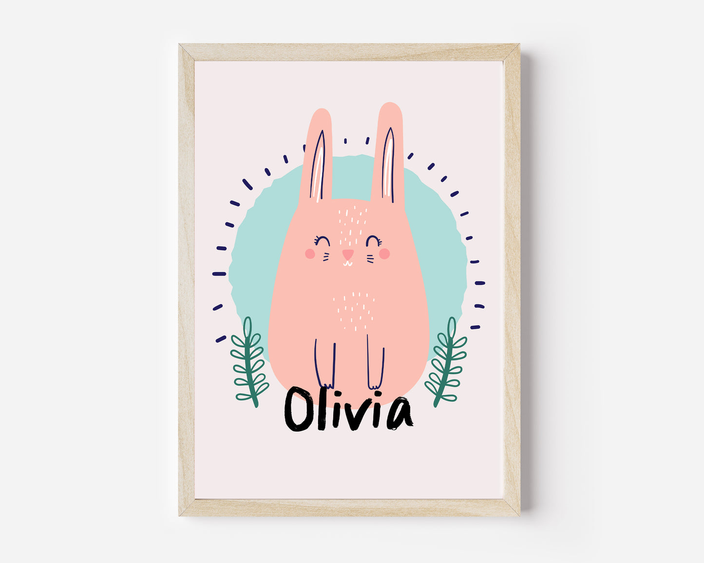 Personalised Name Print - Bunny