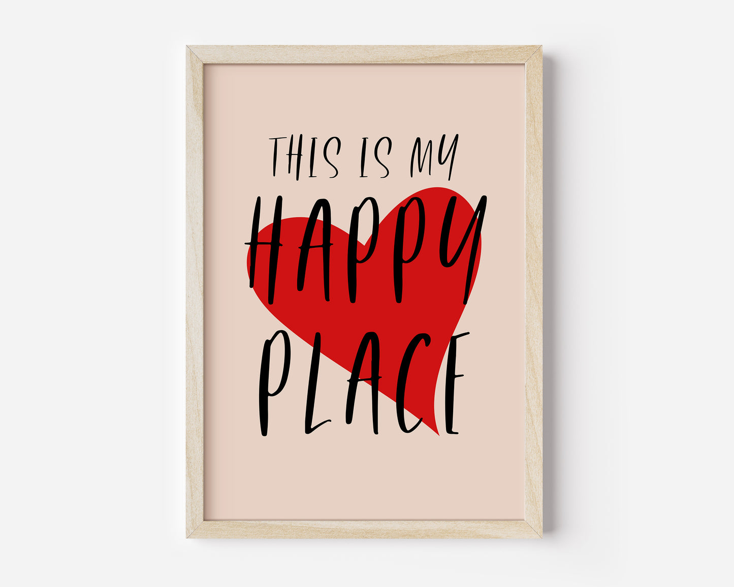 This Is My Happy Place Print