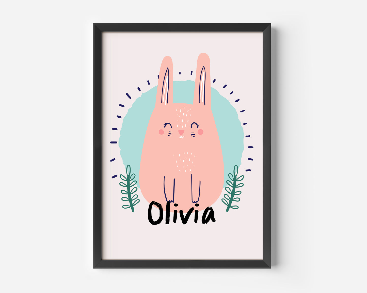 Personalised Name Print - Bunny