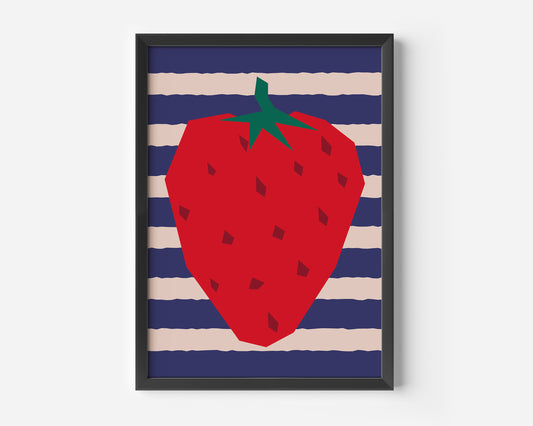 Bold Strawberry Print