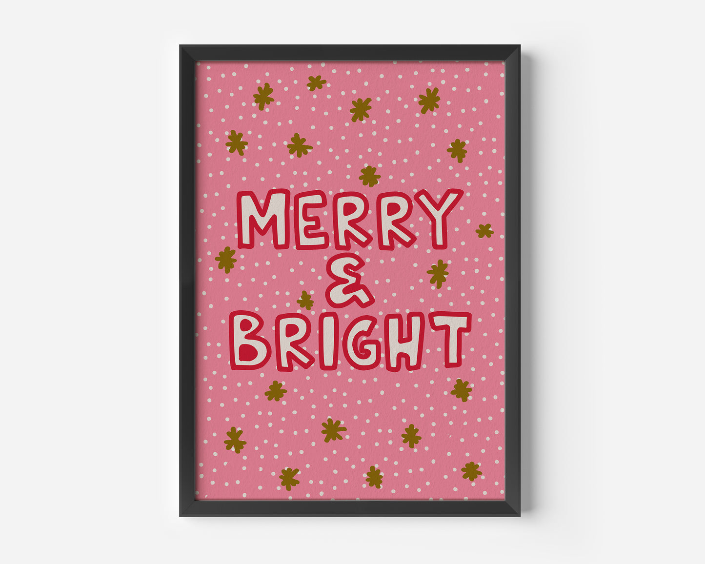 Merry and Bright Print