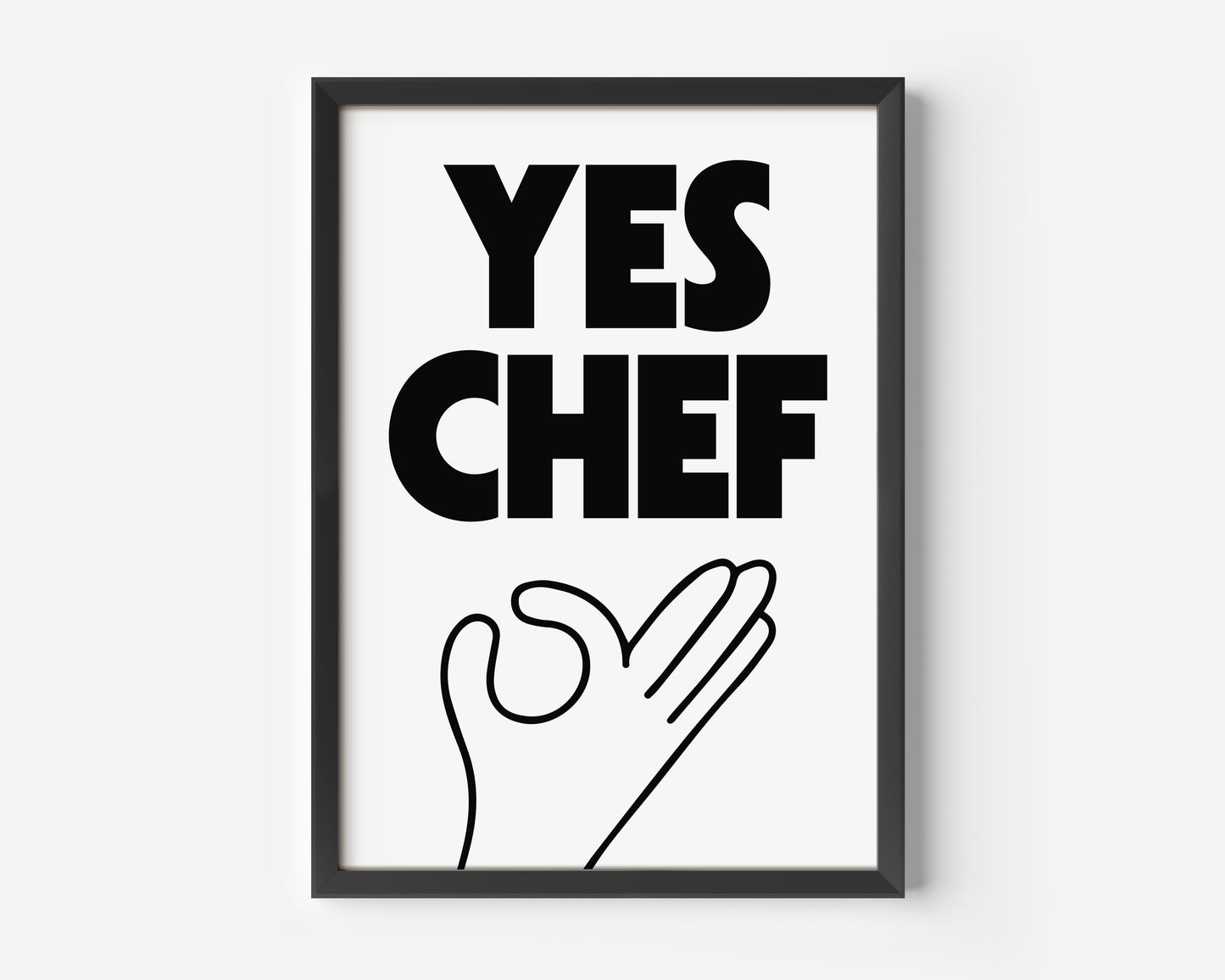 Yes Chef Print