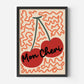 Mon Cheri Print - in Orange