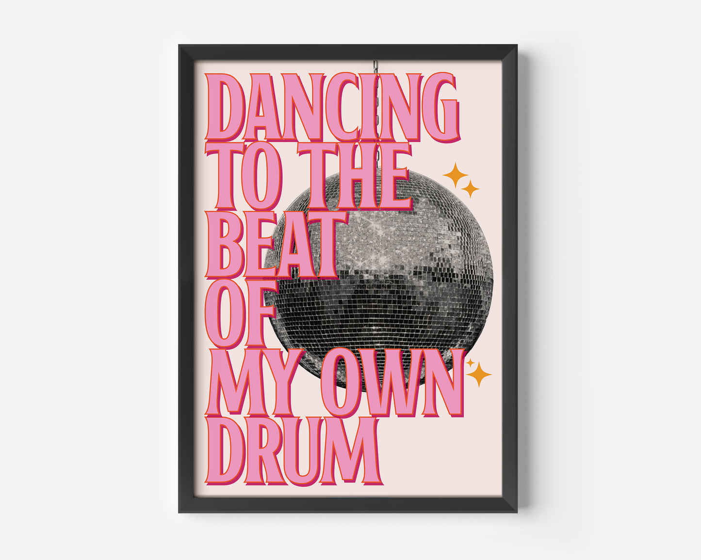 Dancing To The Best Of My Own Drum Print