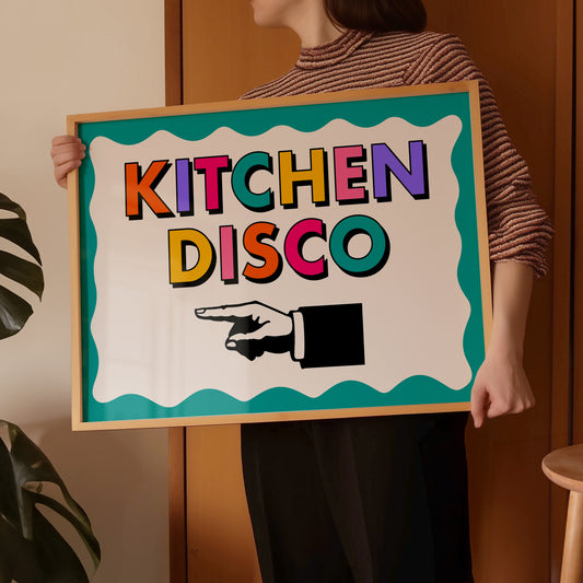 Kitchen Disco Print (Left)