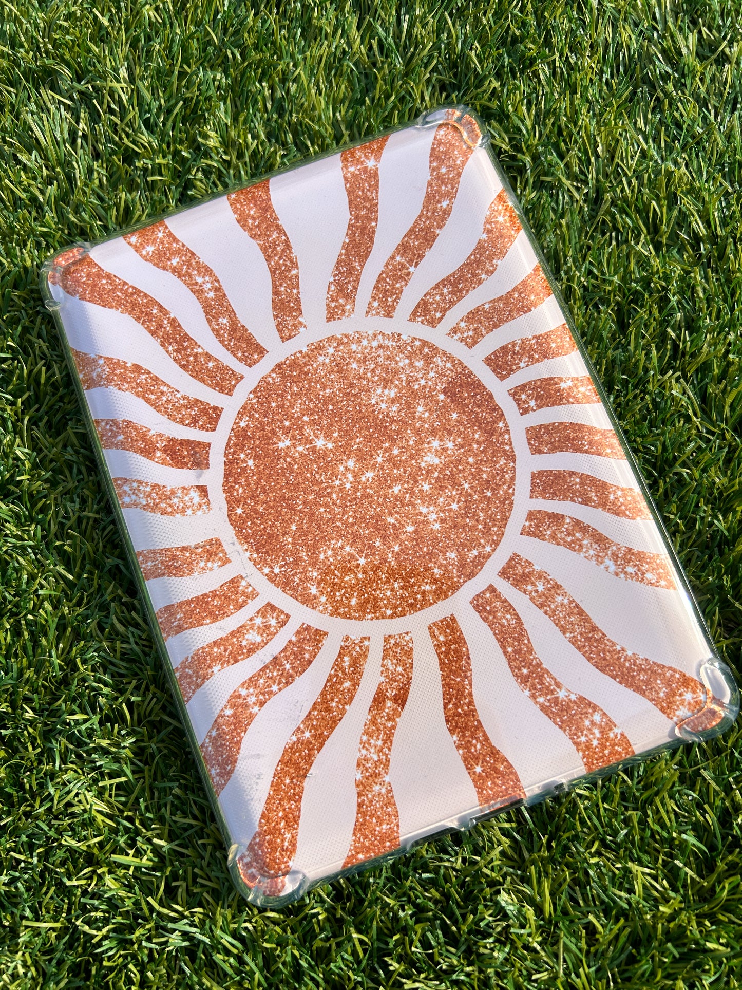 Boho Glittered Sun Kindle Insert