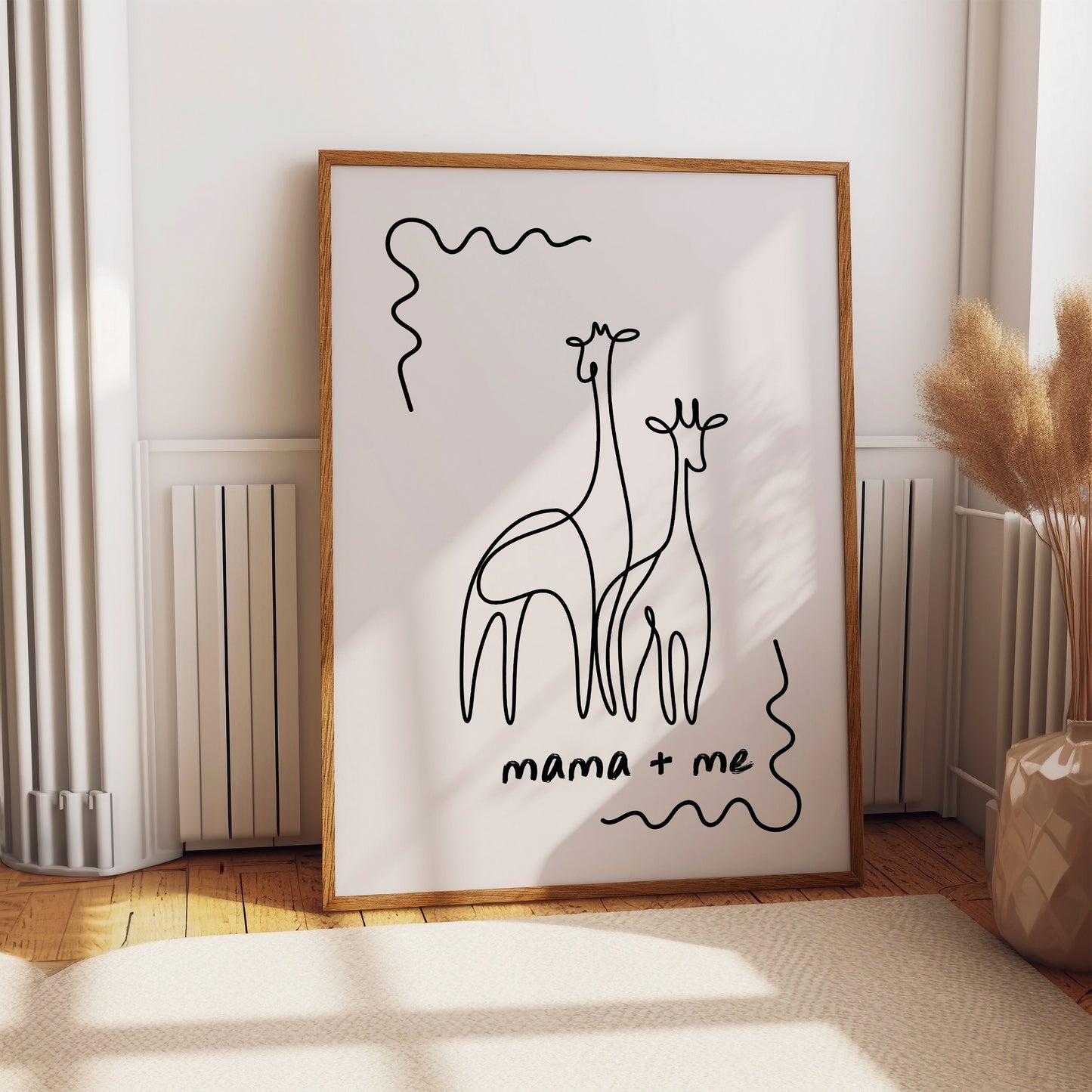 Mama and Me Giraffe Print