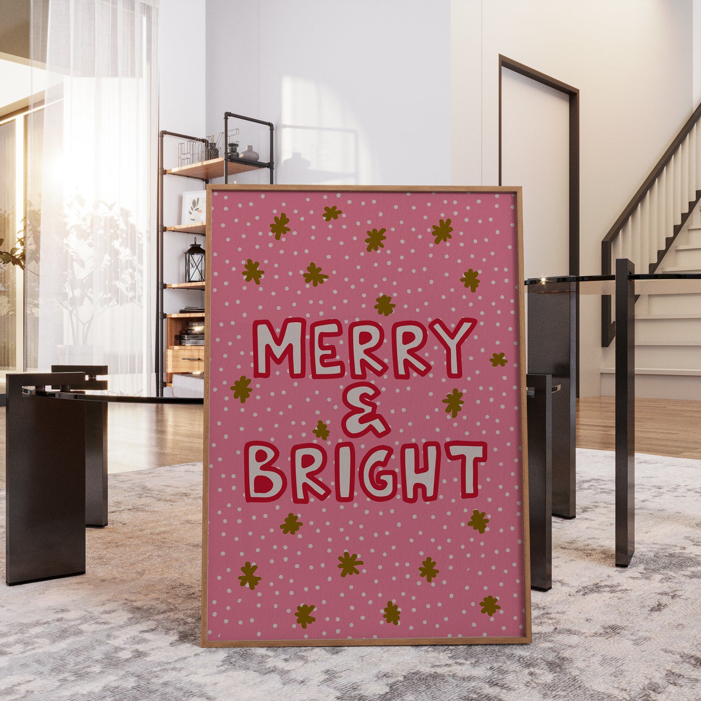 Merry and Bright Print