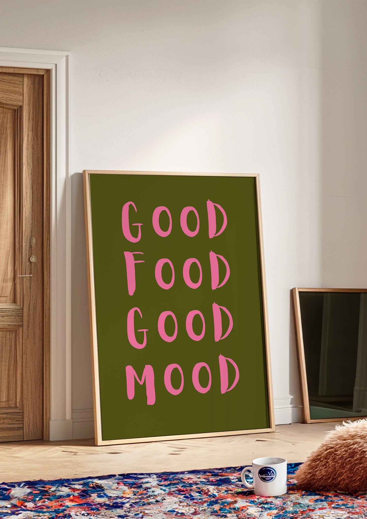 Good Food Good Mood Print