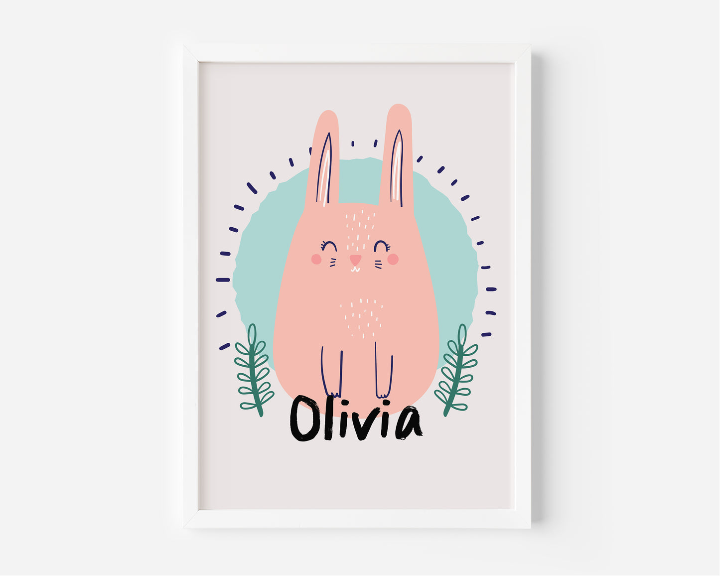 Personalised Name Print - Bunny