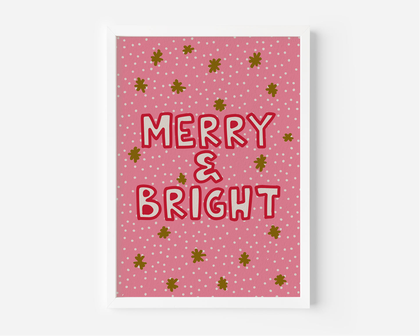 Merry and Bright Print