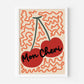 Mon Cheri Print - in Orange