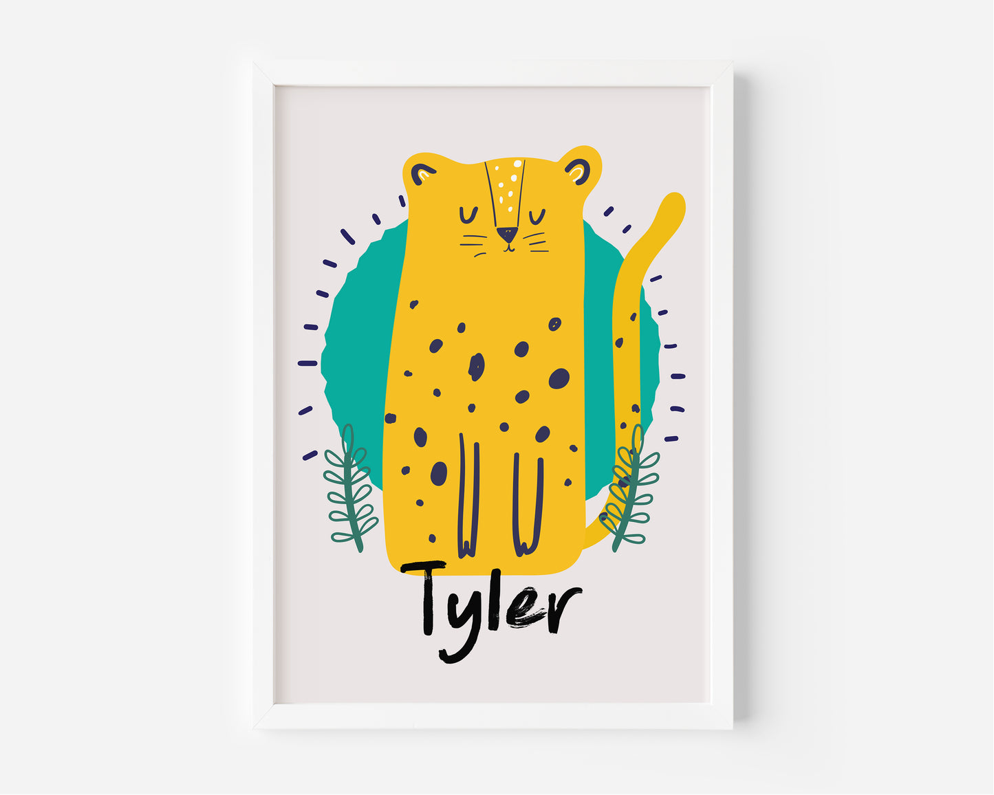 Personalised Name Print - Cheetah