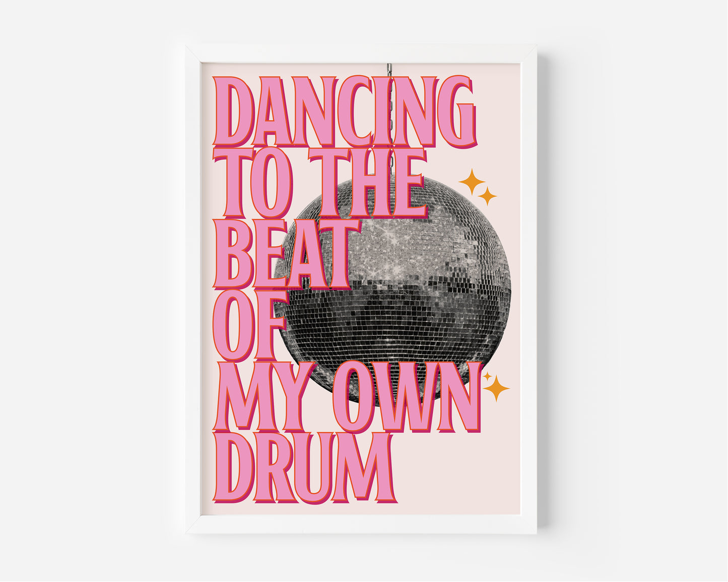 Dancing To The Best Of My Own Drum Print